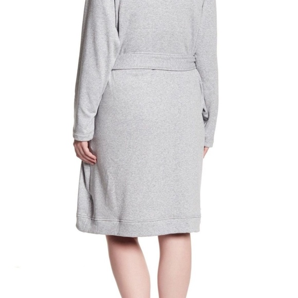 NWT Women's UGG BLANCHE Plush Robe Gray - Picture 5 of 9